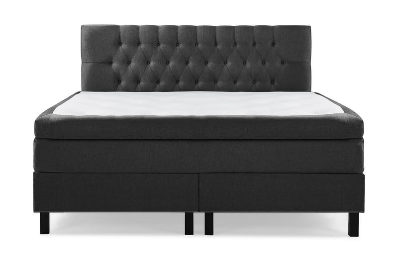 Lucky Kontinentalsäng 160x200Latexmadrass - Svart/Grå - Möbler - Sovrum - Sängar - Kontinentalsängar