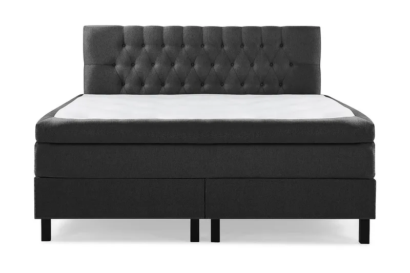 Lucky Kontinentalsäng 160x200Latexmadrass - Svart/Grå - Möbler - Sovrum - Sängar - Kontinentalsängar