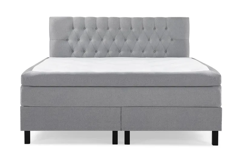 Lucky Kontinentalsäng 160x200Polyeter - Ljusgrå - Möbler - Sovrum - Sängar - Kontinentalsängar