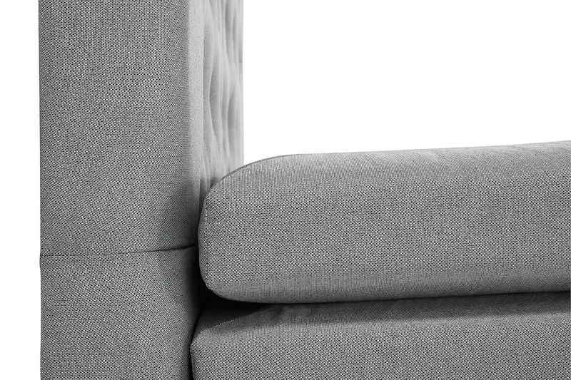 Lucky Kontinentalsäng 160x200Polyeter - Ljusgrå - Möbler - Sovrum - Sängar - Kontinentalsängar