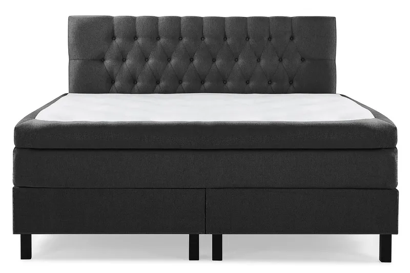 Lucky Kontinentalsäng 180x200Polyeter - Svart/Grå - Möbler - Sovrum - Sängar - Kontinentalsängar