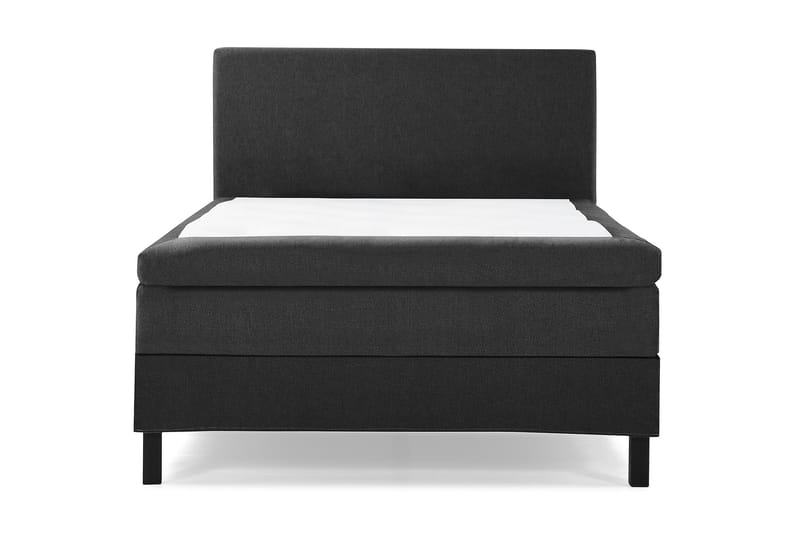 Lucky Sängpaket 120x200 Latexmadrass Slät  Svart/Grå - Svart/Grå - Möbler - Sovrum - Sängar - Kontinentalsängar