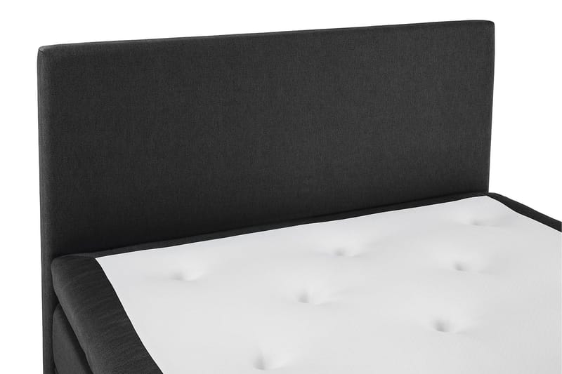 Lucky Sängpaket 120x200 Latexmadrass Slät  Svart/Grå - Svart/Grå - Möbler - Sovrum - Sängar - Kontinentalsängar