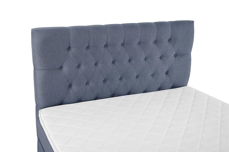 Lucky Sängpaket 140x200 SkumDiamant Sänggavel  Mörkblå - Mörkblå - Möbler - Sovrum - Sängar - Kontinentalsängar