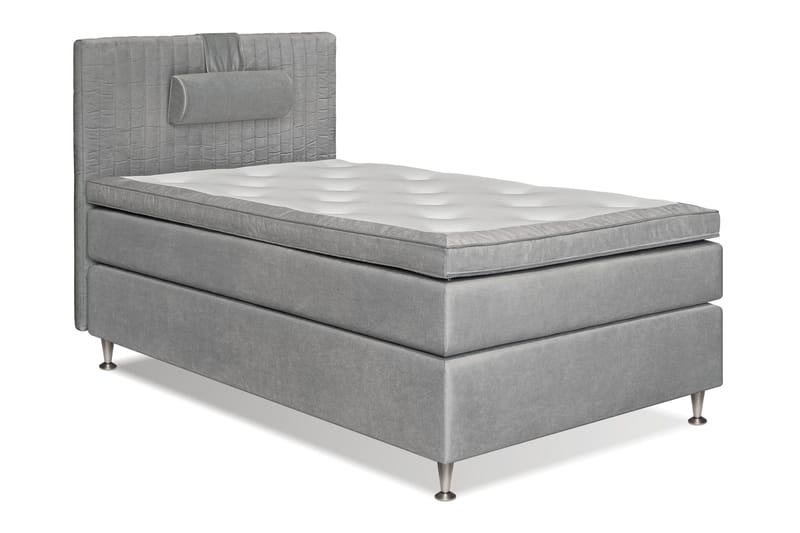 Mega Komplett Sängpaket 140x200 - Ljusgrå - Möbler - Sovrum - Sängar - Kontinentalsängar