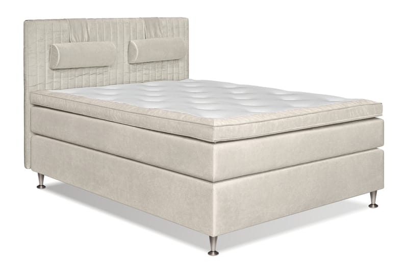 Mega Komplett Sängpaket 160x200 - Beige - Möbler - Sovrum - Sängar - Kontinentalsängar