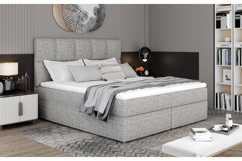MEGALO Sängpaket 180x200 cm Grå - Möbler - Sovrum - Sängar - Komplett Sängpaket