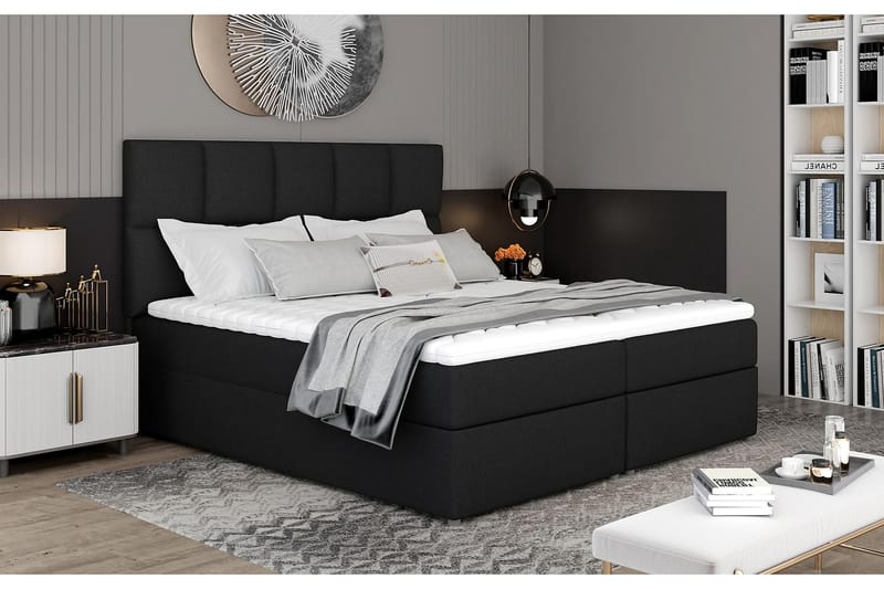 MEGALO Sängpaket 180x200 cm Svart - Möbler - Sovrum - Sängar - Komplett Sängpaket