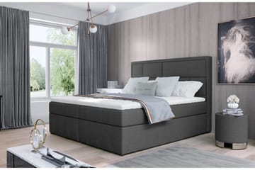 MEIGNE Sängpaket 140x200 cm Grå - Möbler - Sovrum - Sängar - Komplett Sängpaket