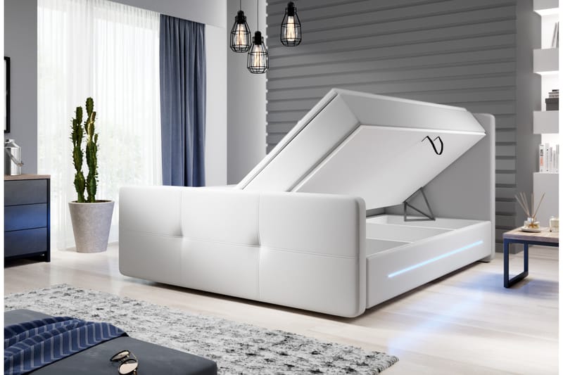 MOCANES Sängpaket 180x200 cm - Komplett Sängpaket - Sängar med förvaring