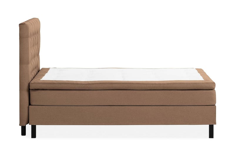 NAZAMA Kontinentalsäng 140x200 Latexmadrass Brun - Möbler - Sovrum - Sängar - Kontinentalsängar