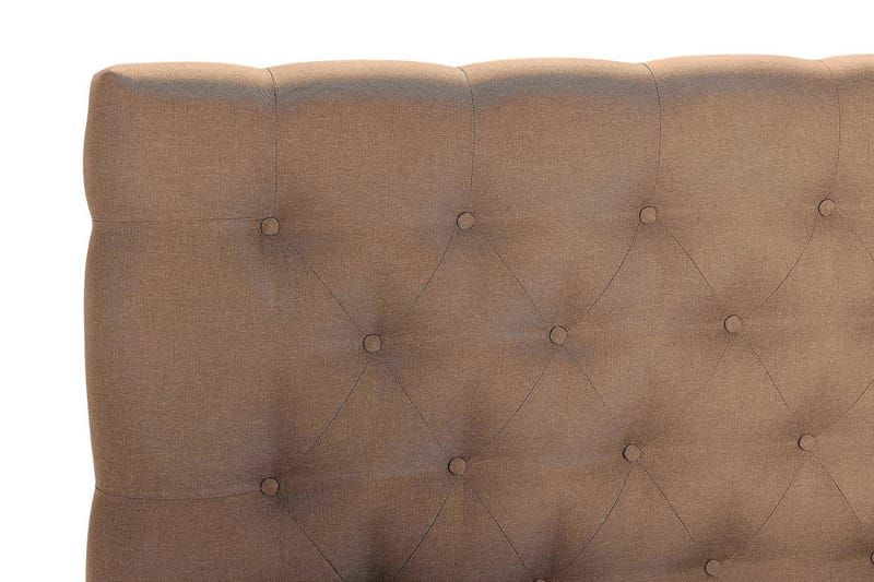 NAZAMA Kontinentalsäng 140x200 Latexmadrass Brun - Möbler - Sovrum - Sängar - Kontinentalsängar