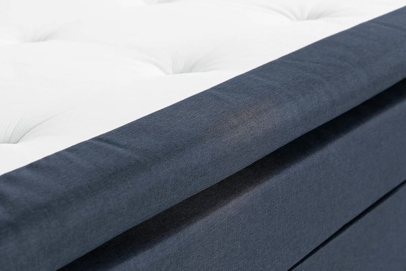 NAZAMA Kontinentalsäng 160x200 Latexmadrass Blå - Möbler - Sovrum - Sängar - Kontinentalsängar