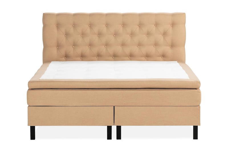 NAZAMA Kontinentalsäng 160x200 Skummadrass Beige - Möbler - Sovrum - Sängar - Komplett Sängpaket