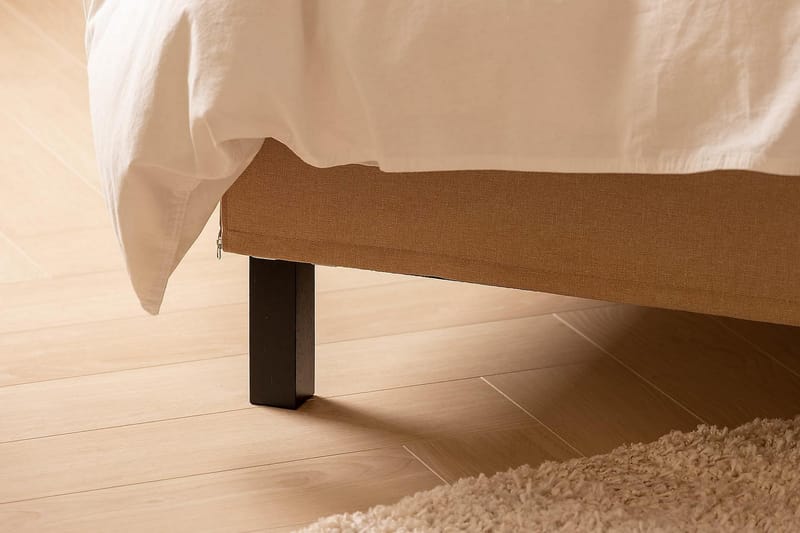 NAZAMA Kontinentalsäng 160x200 Skummadrass Beige - Möbler - Sovrum - Sängar - Komplett Sängpaket