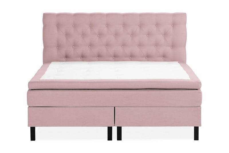 NAZAMA Kontinentalsäng 160x200 Skummadrass Rosa - Möbler - Sovrum - Sängar - Komplett Sängpaket