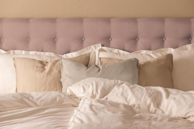 NAZAMA Kontinentalsäng 160x200 Skummadrass Rosa - Möbler - Sovrum - Sängar - Komplett Sängpaket