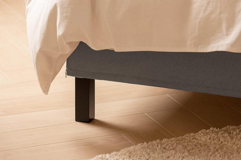 NAZAMA Kontinentalsäng 180x200 Latexmadrass Grå - Möbler - Sovrum - Sängar - Komplett Sängpaket