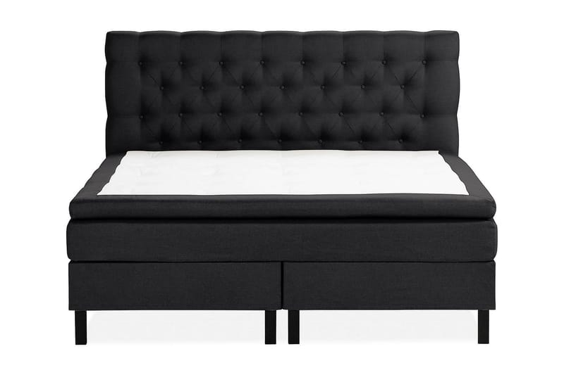NAZAMA Kontinentalsäng 180x200 Latexmadrass Svart - Möbler - Sovrum - Sängar - Komplett Sängpaket