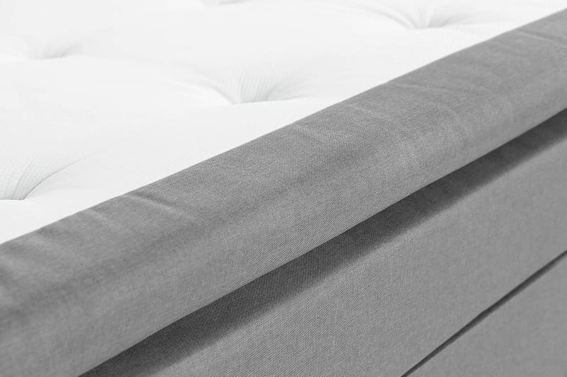 NAZAMA Kontinentalsäng 180x200 Skummadrass Grå - Möbler - Sovrum - Sängar - Komplett Sängpaket