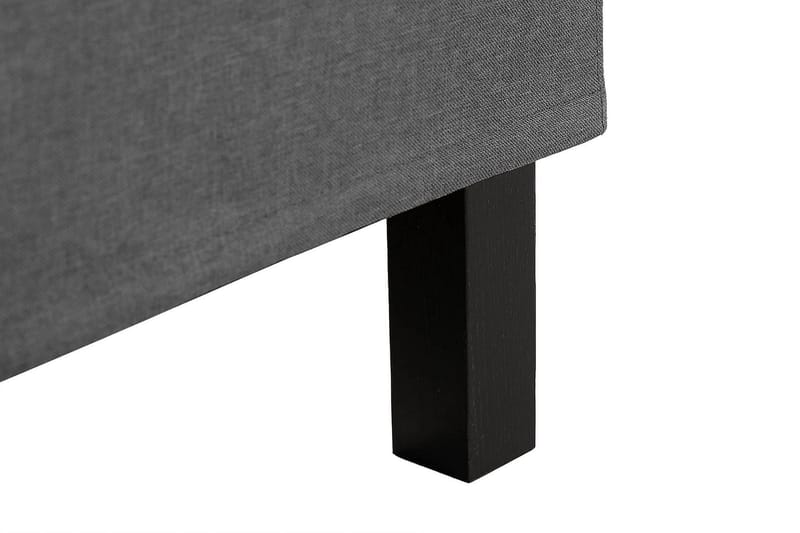 NAZAMA Kontinentalsäng 90x200 Latexmadrass Mörkgrå - Möbler - Sovrum - Sängar - Kontinentalsängar