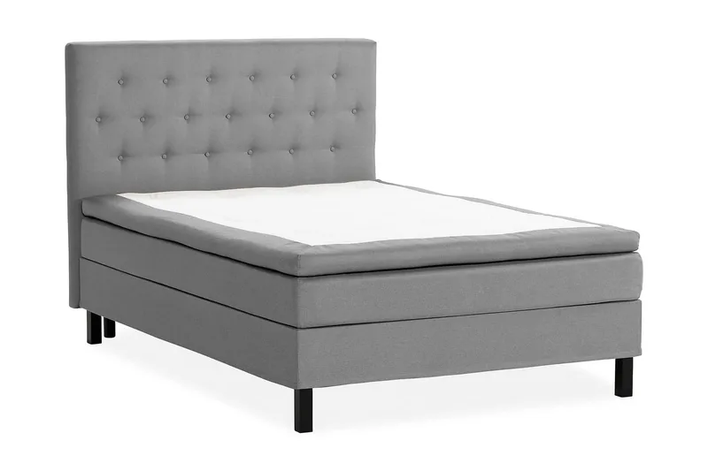 NAZAMA Sängpaket 120x200 Skummadrass Grå - Möbler - Sovrum - Sängar - Kontinentalsängar