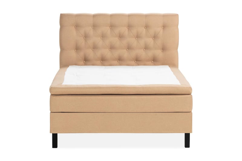 NAZAMA Sängpaket 140x200 Latexmadrass Beige - Möbler - Sovrum - Sängar - Kontinentalsängar