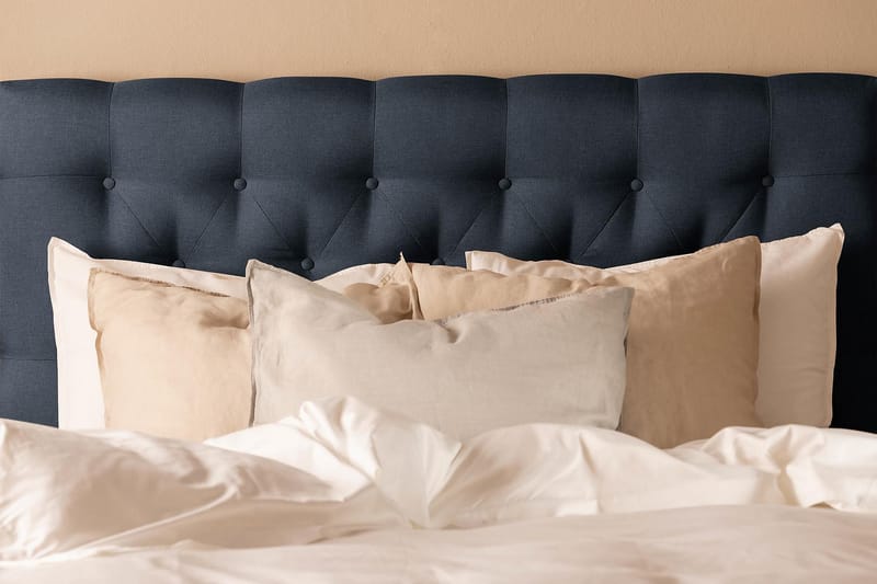 NAZAMA Sängpaket 140x200 Latexmadrass Blå - Möbler - Sovrum - Sängar - Kontinentalsängar