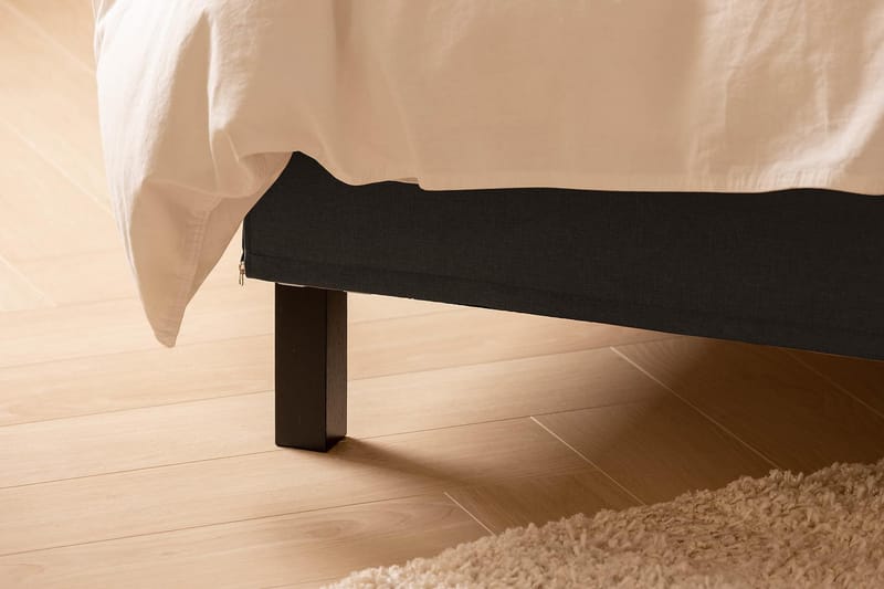 NAZAMA Sängpaket 140x200 Latexmadrass Mörkgrå - Möbler - Sovrum - Sängar - Kontinentalsängar