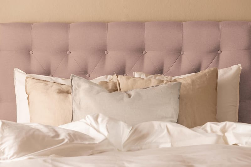 NAZAMA Sängpaket 140x200 Latexmadrass Rosa - Möbler - Sovrum - Sängar - Komplett Sängpaket