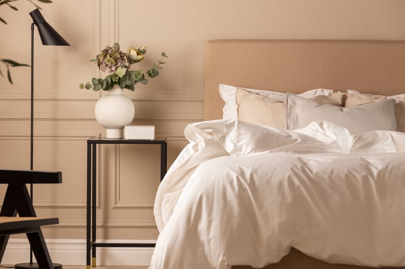 NAZAMA Sängpaket 140x200 Skummadrass Beige - Möbler - Sovrum - Sängar - Kontinentalsängar