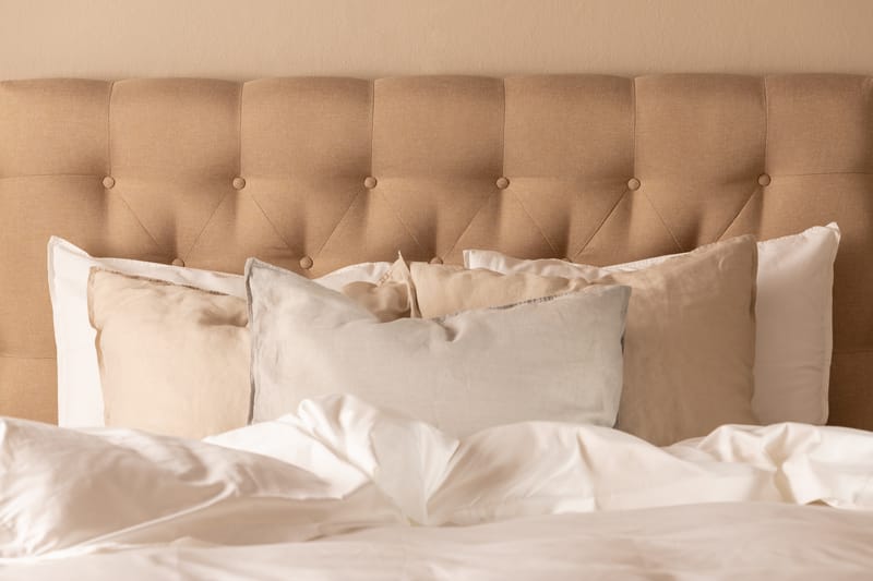 NAZAMA Sängpaket 140x200 Skummadrass Beige - Möbler - Sovrum - Sängar - Komplett Sängpaket