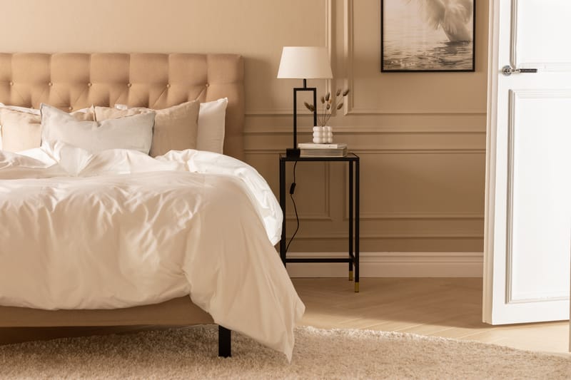 NAZAMA Sängpaket 140x200 Skummadrass Beige - Möbler - Sovrum - Sängar - Komplett Sängpaket