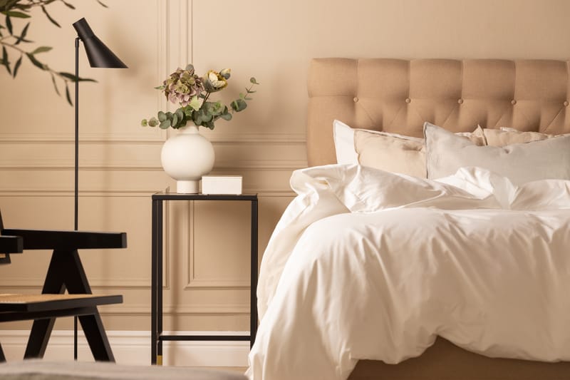 NAZAMA Sängpaket 140x200 Skummadrass Beige - Möbler - Sovrum - Sängar - Komplett Sängpaket