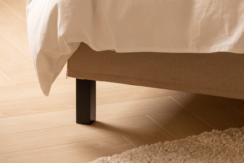 NAZAMA Sängpaket 140x200 Skummadrass Beige - Möbler - Sovrum - Sängar - Komplett Sängpaket