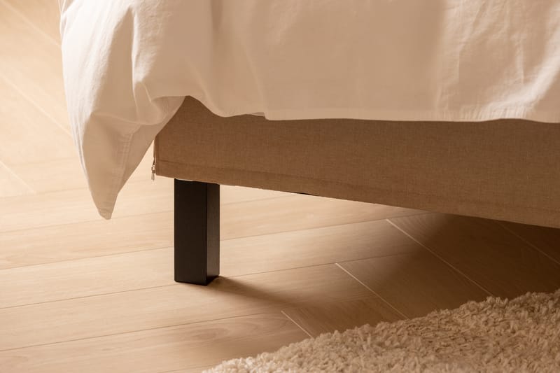 NAZAMA Sängpaket 140x200 Skummadrass Beige - Möbler - Sovrum - Sängar - Komplett Sängpaket
