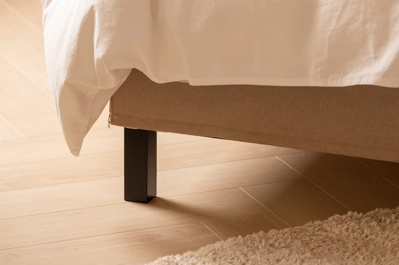 NAZAMA Sängpaket 140x200 Skummadrass Beige - Möbler - Sovrum - Sängar - Kontinentalsängar