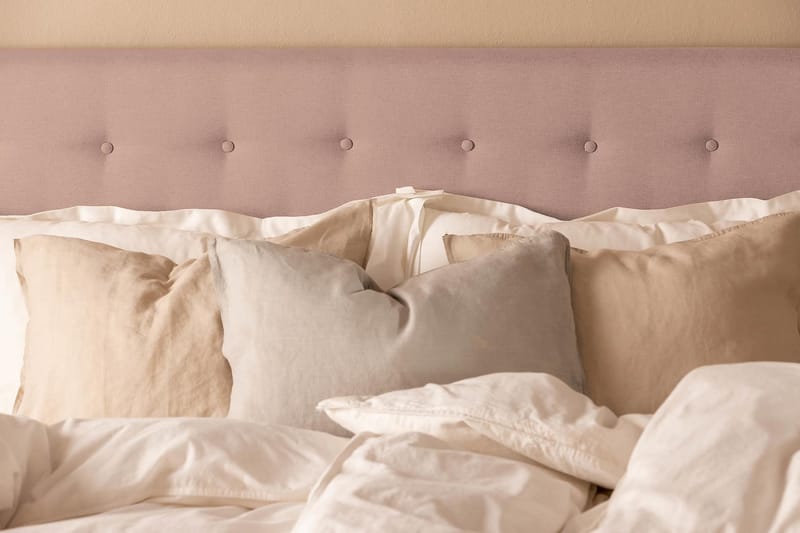NAZAMA Sängpaket 180x200 Latexmadrass Rosa - Möbler - Sovrum - Sängar - Komplett Sängpaket