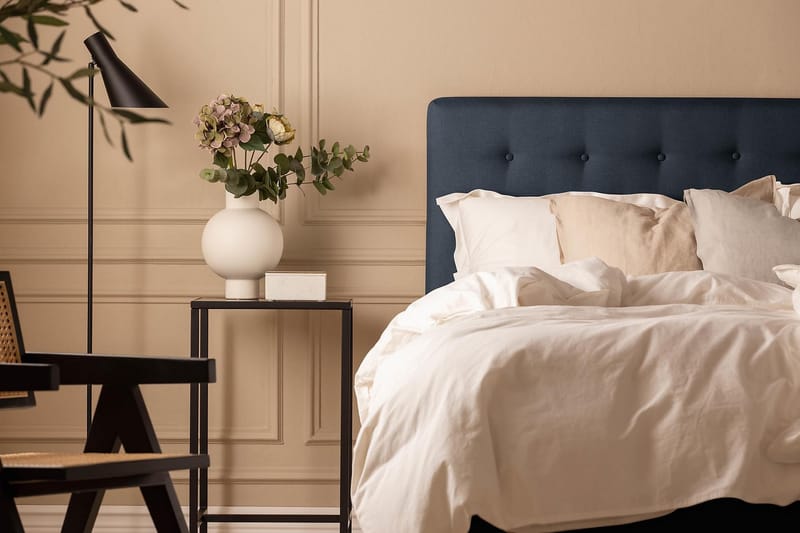NAZAMA Sängpaket 210x210 Latexmadrass Blå - Möbler - Sovrum - Sängar - Komplett Sängpaket