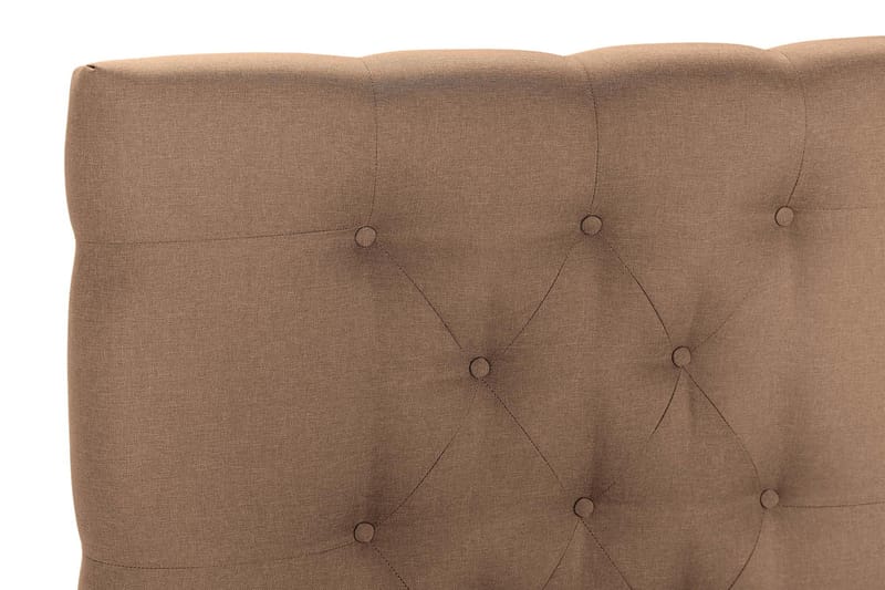 NAZAMA Sängpaket 210x210 Latexmadrass Brun - Möbler - Sovrum - Sängar - Kontinentalsängar