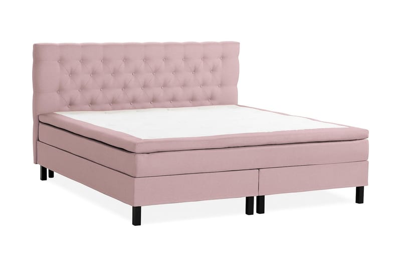 NAZAMA Sängpaket 210x210 Latexmadrass Rosa - Möbler - Sovrum - Sängar - Komplett Sängpaket