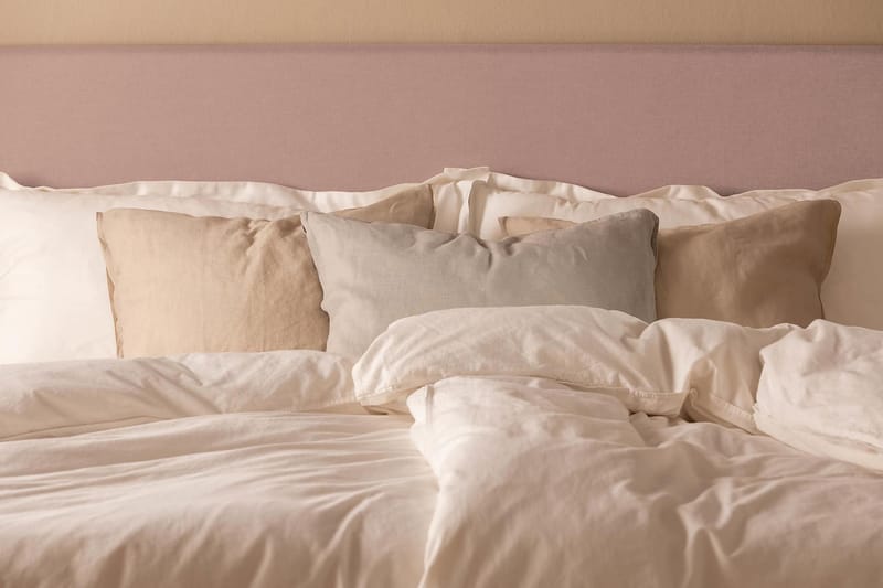 NAZAMA Sängpaket 210x210 Latexmadrass Rosa - Möbler - Sovrum - Sängar - Komplett Sängpaket
