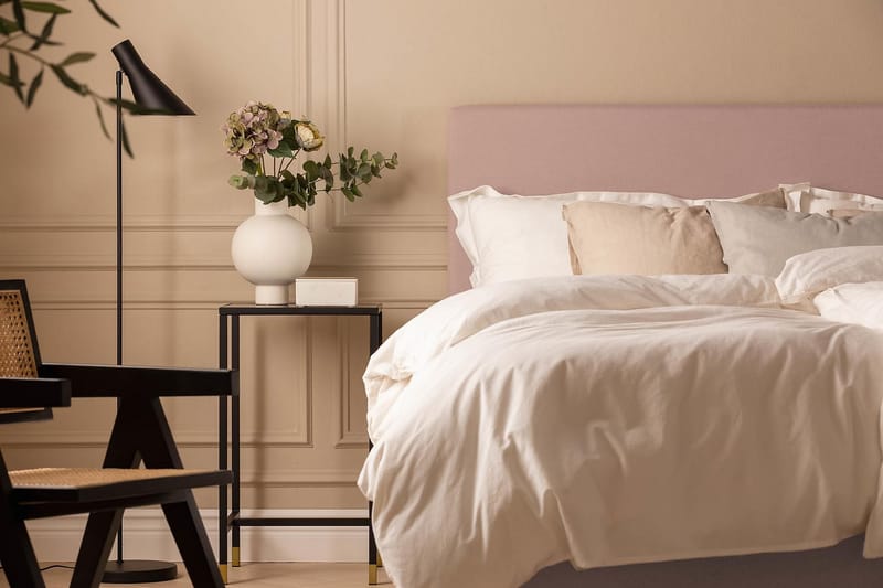 NAZAMA Sängpaket 210x210 Latexmadrass Rosa - Möbler - Sovrum - Sängar - Komplett Sängpaket