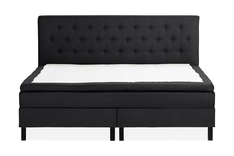 NAZAMA Sängpaket 210x210 Latexmadrass Svart - Möbler - Sovrum - Sängar - Kontinentalsängar