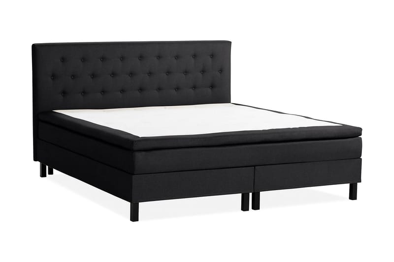 NAZAMA Sängpaket 210x210 Latexmadrass Svart - Möbler - Sovrum - Sängar - Kontinentalsängar