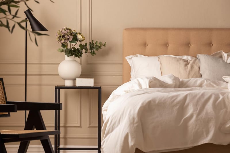 NAZAMA Sängpaket 210x210 Memorymadrass Beige - Möbler - Sovrum - Sängar - Komplett Sängpaket