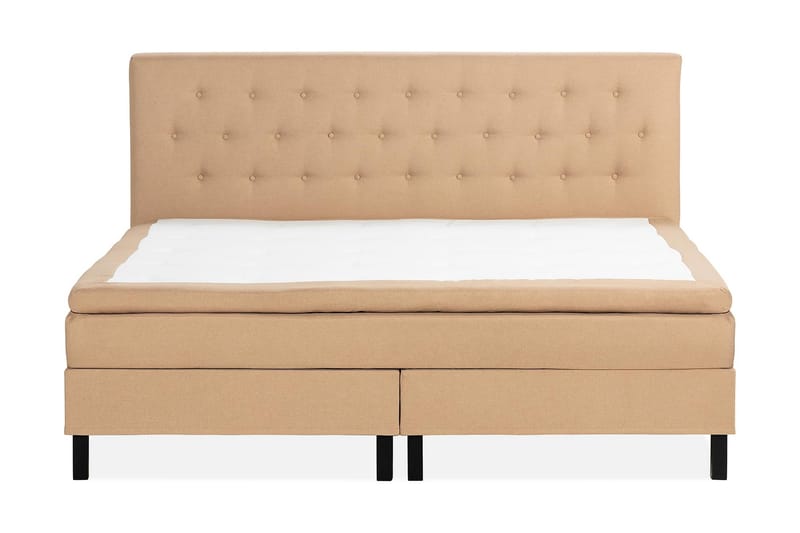 NAZAMA Sängpaket 210x210 Memorymadrass Beige - Möbler - Sovrum - Sängar - Komplett Sängpaket