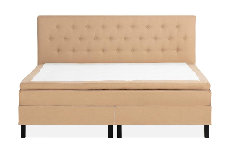 NAZAMA Sängpaket 210x210 Memorymadrass Beige - Komplett Sängpaket - Kontinentalsängar