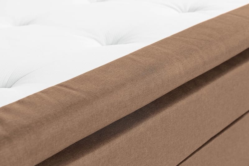 NAZAMA Sängpaket 210x210 Memorymadrass Brun - Komplett Sängpaket - Kontinentalsängar