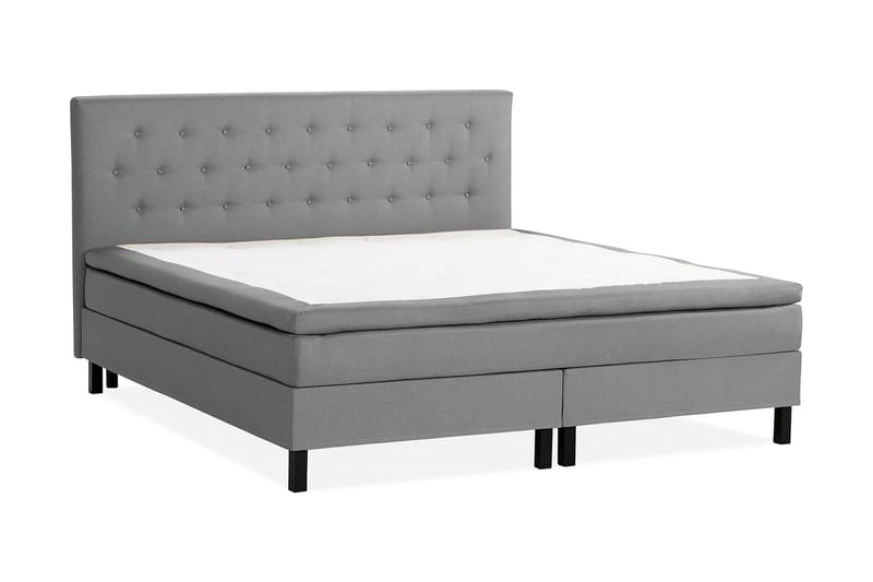 NAZAMA Sängpaket 210x210 Memorymadrass Grå - Möbler - Sovrum - Sängar - Komplett Sängpaket